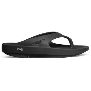 Oofos OOriginal Black Thong Sandal